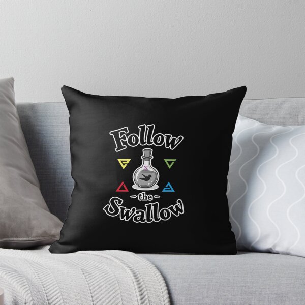 Item preview, Swallow Witcher Potions and Signs RPG Gaming Humor – Geralt and Ciri Gamer Funny Quote Design (version 2 - in black) designed and sold by SlightlyUnreal.