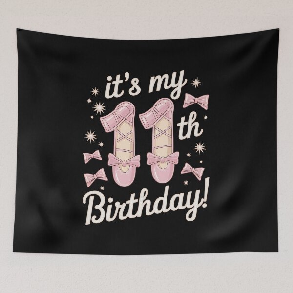 Item preview, 11th Birthday Eleven Year Old Girl Bow designed and sold by CruelShadesSt.