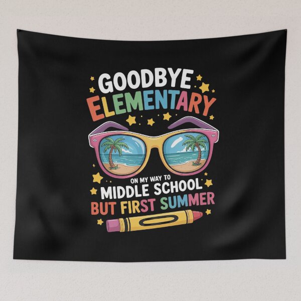 Item preview, Goodbye Elementary School Graduation To Middle 2026 Summer School  designed and sold by catsdothingz.