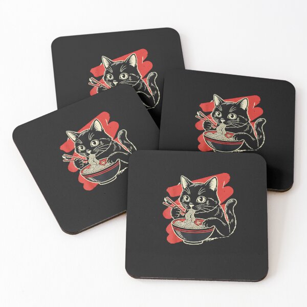 Item preview, Midnight Ramen Cat – Retro Japanese Pop Art designed and sold by yaginoie.