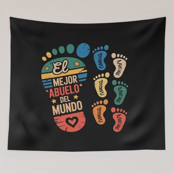Item preview, Padre Footprint Png, Vintage Spanish Papá  Custom El Papa Father's Day designed and sold by katherintration.