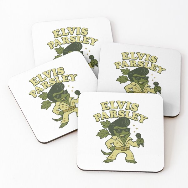Item preview, Elvis Parsley Funny Food Pun – Herb Rock Star Design designed and sold by LaughLab Apparel.