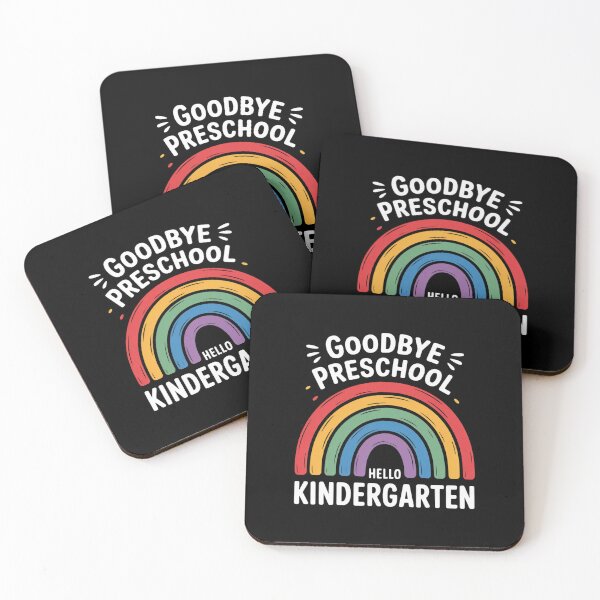 Item preview, GOODBYE PRESCHOOL HELLO KINDERGARTEN School Teacher Student  designed and sold by catsdothingz.