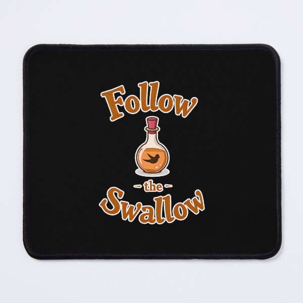 Item preview, Swallow Witcher RPG Gaming Humor – Geralt and Ciri Gamer Funny Quote Design (version 1 - in Orange) designed and sold by SlightlyUnreal.