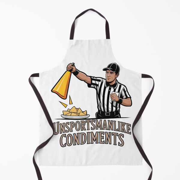 Item preview, Unsportsmanlike Condiments Football Pun designed and sold by DigitalDream11.