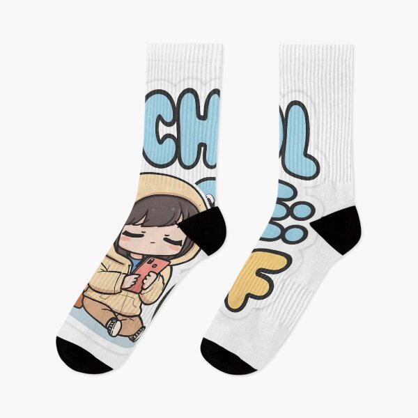 Item preview, School Mode: OFF – Cozy Hoodie Anime School Girl Sticker ??? designed and sold by KRAL-Studios.