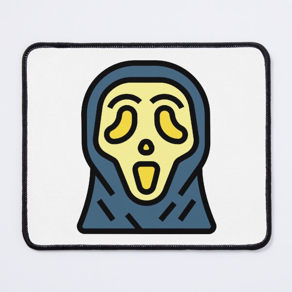 Item preview, Screaming Ghost Mask Minimal Horror Icon Design designed and sold by Horrify.