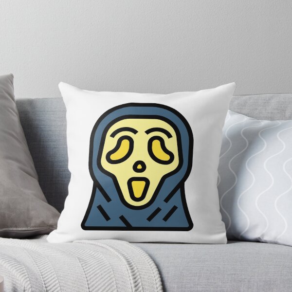 Item preview, Screaming Ghost Mask Minimal Horror Icon Design designed and sold by Horrify.