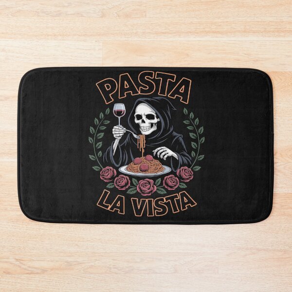 Item preview, Pasta Lover Italian Cuisine Italy Skeleton Pasta La Vista designed and sold by katherintration.