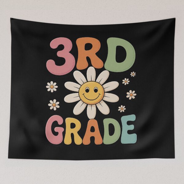 Item preview, Groovy 3rd Grade Back To School First Day of Third Grade  designed and sold by catsdothingz.