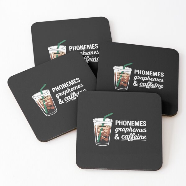 Item preview, Phonemes Graphemes and Caffeine Funny Reading Back to School designed and sold by katherintration.