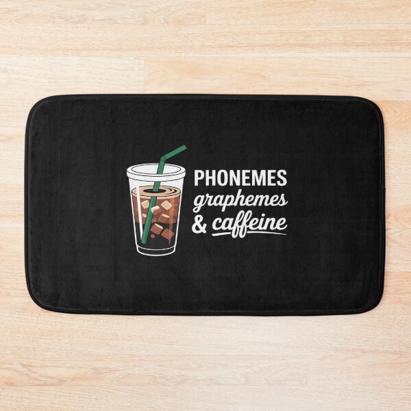 Item preview, Phonemes Graphemes and Caffeine Funny Reading Back to School designed and sold by katherintration.