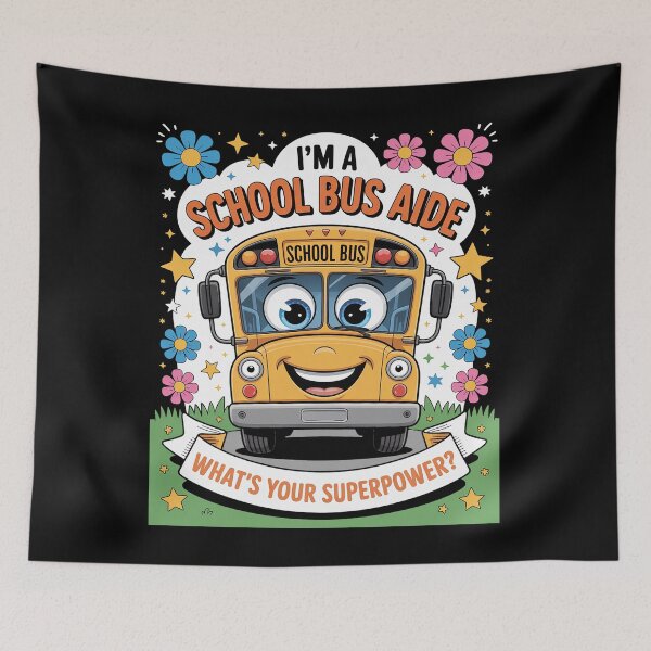 Item preview, I Am A School Bus Aide Funny Back to School designed and sold by catsdothingz.