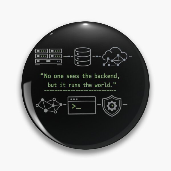 Aperçu de l'œuvre Personne ne voit le backend, mais il fait tourner le monde – T-shirt pour programmeur minimaliste créée et vendue par SoulenCify.