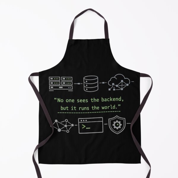 Item preview, No One Sees the Backend but It Runs the World – Minimal Tech Programmer T-Shirt designed and sold by SoulenCify.