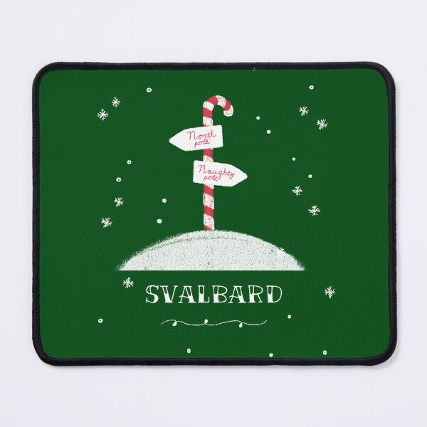 Item preview, Christmas In Svalbard Norway Candy Cane Longyearbyen Magdalenefjorden Arctic Nation Polar Bear Gateway To The North Pole designed and sold by GraTEEtude.