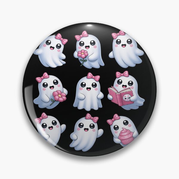 Item preview, Pink Coquette Bow Cute Ghost Halloween Spooky Season designed and sold by LegendsArt75.