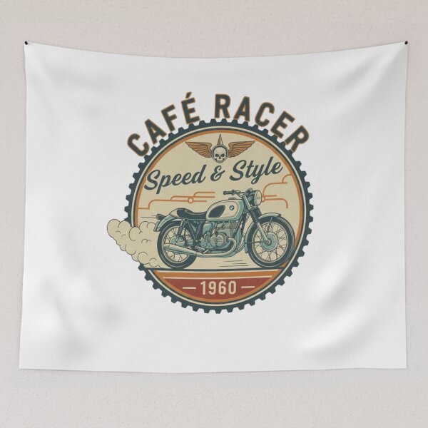Item preview, cafe racer stil art  designed and sold by Ginomandarino.