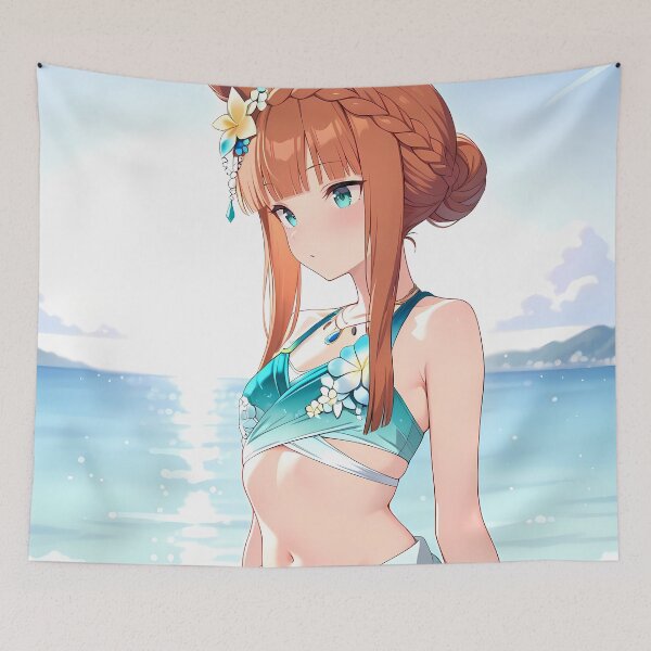Artikelvorschau, Silence Suzuka Ocean Breeze Anime Girl Uma Musume Pretty Derby entworfen und verkauft von Tokyonomad.