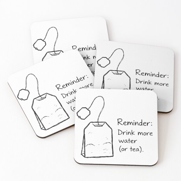 Item preview, Notes App Aesthetic: Drink More Water (or Tea) designed and sold by Nemya art.