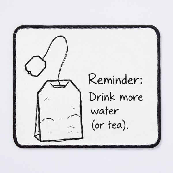 Item preview, Notes App Aesthetic: Drink More Water (or Tea) designed and sold by Nemya art.