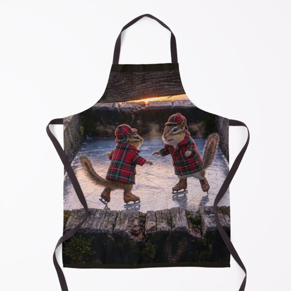 Item preview, Chipmunk Couple Ice Skating designed and sold by Tridentulus.