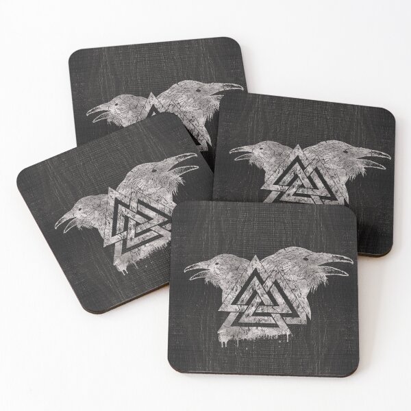 Item preview, Valknut Symbol and Raven designed and sold by Nartissima.