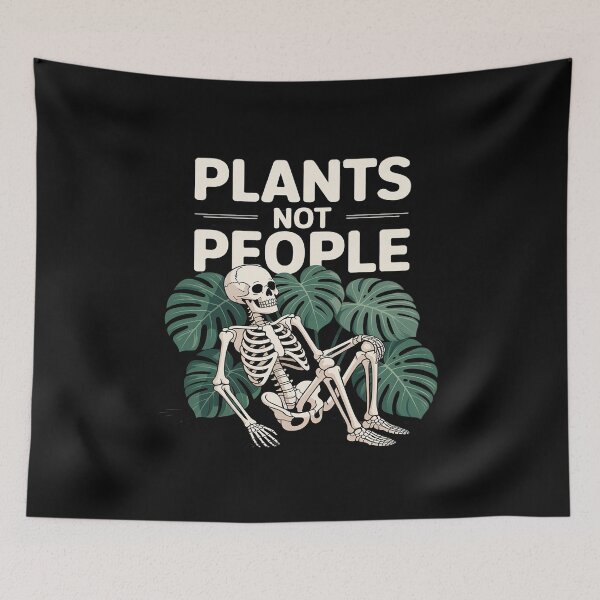 Item preview, Plants Not People SkeletonPiping Plover Bird Funny Cute Animal Watching designed and sold by LegendsArt75.