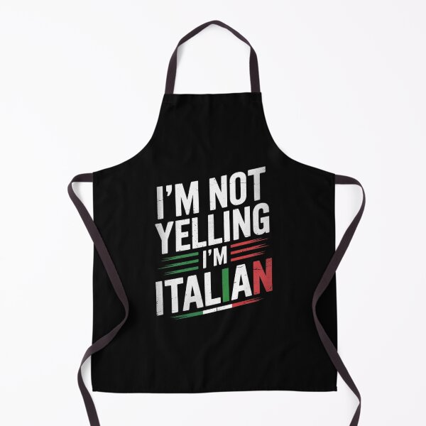 Item preview, I'm Not Yelling I'm Italian Funny Italia Flag designed and sold by VerseFarm.