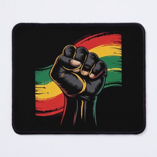 Item preview, Power Fist Juneteenth Cool Melanin Pride African American designed and sold by catsdothingz.