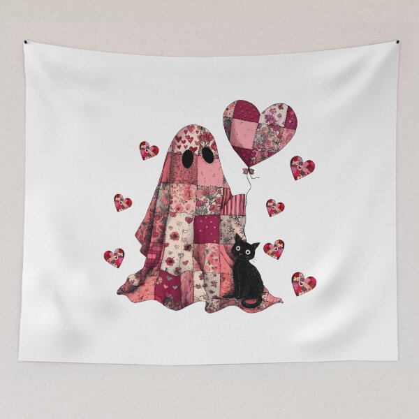 Item preview, Patchwork Valentine Ghost designed and sold by Shelyapinglasha.