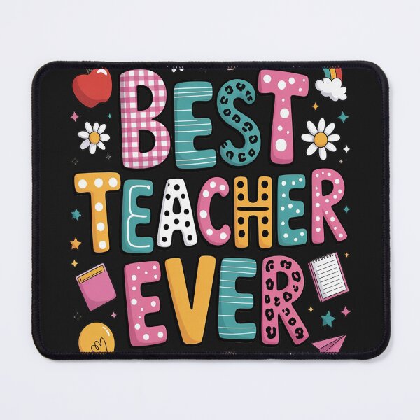 Item preview, Preppy Best Teacher Ever Pencil Coquette Bow designed and sold by LegendsArt75.