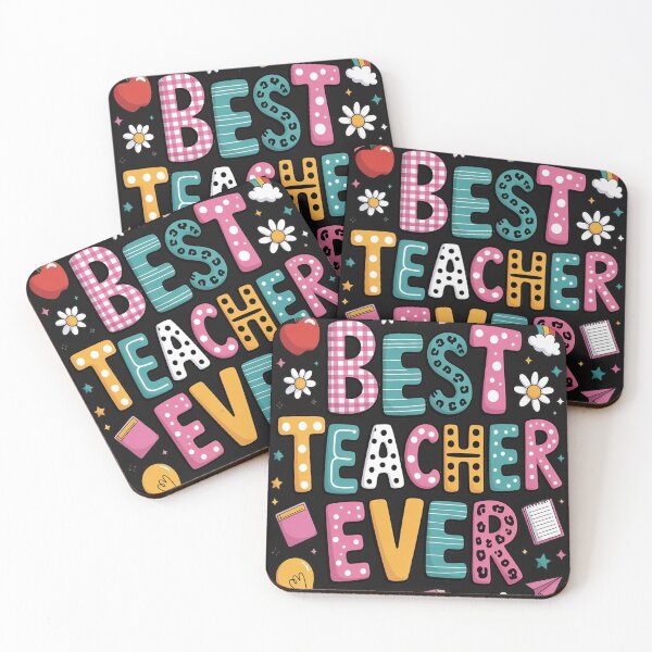 Item preview, Preppy Best Teacher Ever Pencil Coquette Bow designed and sold by LegendsArt75.