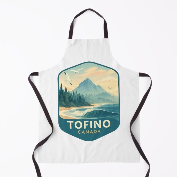 Item preview, Tofino Canada Coastal Beach with Mountains and Seabirds designed and sold by Aryabek.