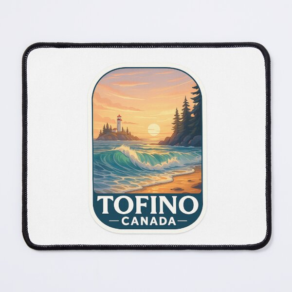Item preview, Tofino Canada Sunset with Lighthouse and Coastal Waves designed and sold by Aryabek.