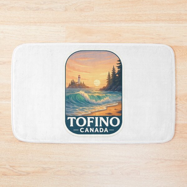 Item preview, Tofino Canada Sunset with Lighthouse and Coastal Waves designed and sold by Aryabek.