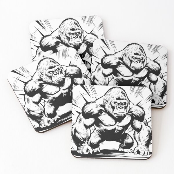 Item preview, Angry Gorilla designed and sold by MartynaKanik.