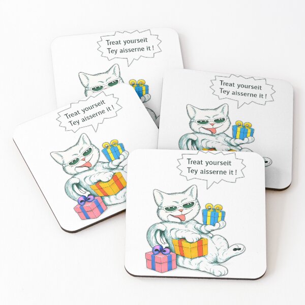 Item preview, Treat Yourself Fun Illustration designed and sold by HABEBADESIGN.