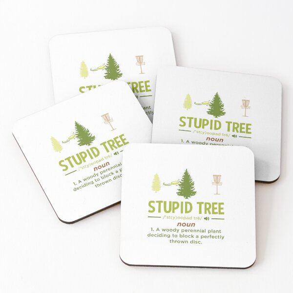 Item preview, Stupid Tree Disc Golf Definition — Funny Retro Frisbee Golf Illustration designed and sold by Colorful-Garden.