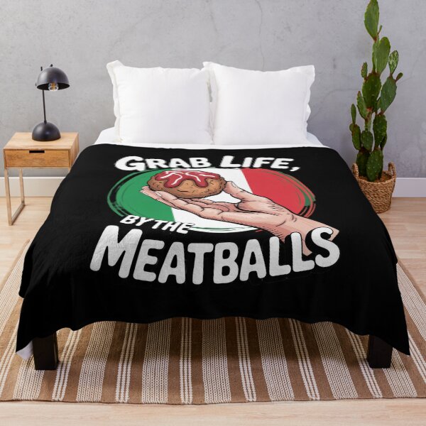 Item preview, Italian Humor Chef Foodie Funny Grab Life By The Meatballs designed and sold by VerseFarm.