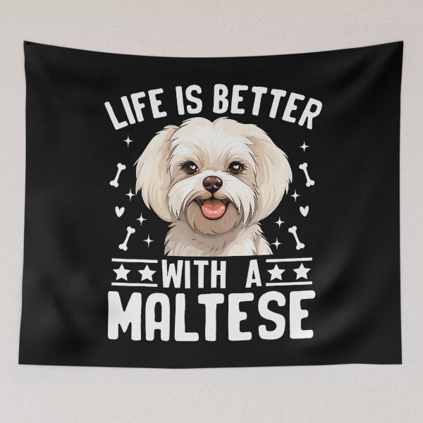 Item preview, Life Is Better With A Maltese - Dog Parent Pet Paw designed and sold by donadonvgran.