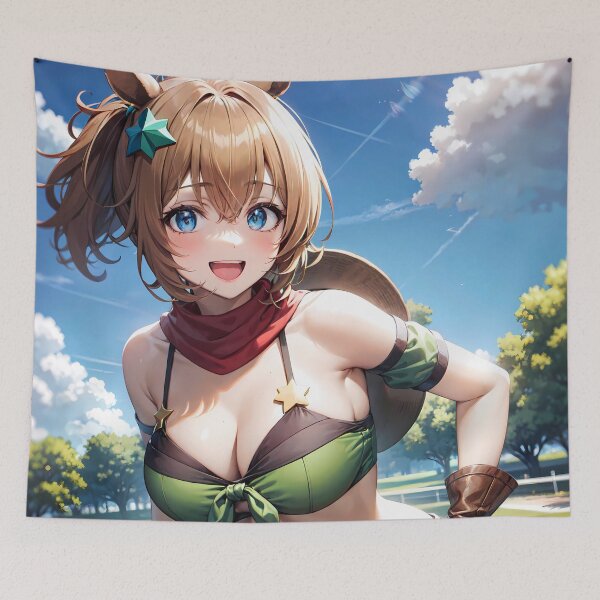 Item preview, Energetic Taiki Shuttle Western Glow Uma Musume Pretty Derby Anime Girl designed and sold by Tokyonomad.