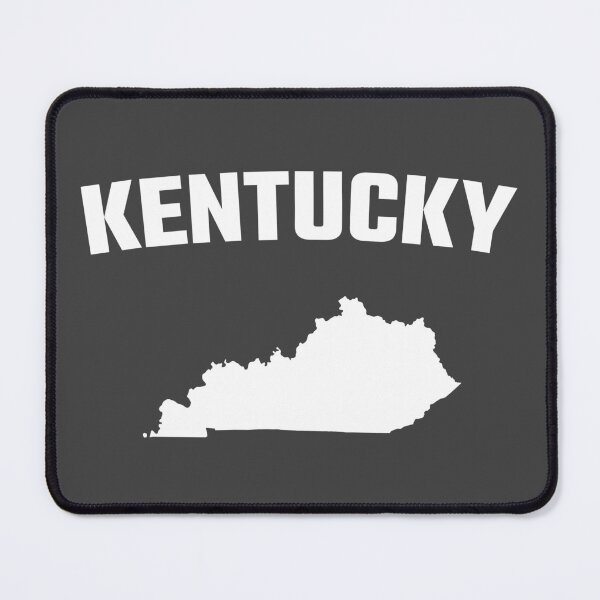 Item preview, Kentucky Pride - Bold White State Silhouette & Text designed and sold by mashmosh.