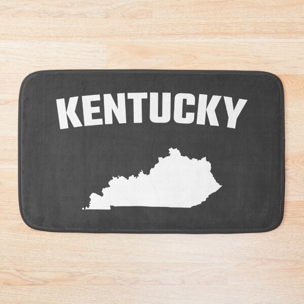 Item preview, Kentucky Pride - Bold White State Silhouette & Text designed and sold by mashmosh.