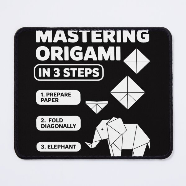 Item preview, Mastering Origami in 3 steps paper crane elephant designed and sold by demarioTTS.