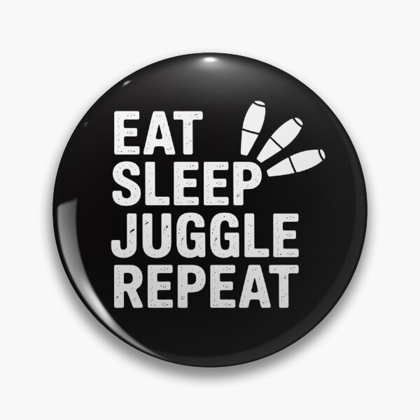 Item preview, Juggler, Juggle, Eat Sleep Juggle Repeat, Juggling Clubs designed and sold by demarioTTS.