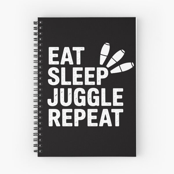 Item preview, Juggler, Juggle, Eat Sleep Juggle Repeat, Juggling Clubs designed and sold by demarioTTS.
