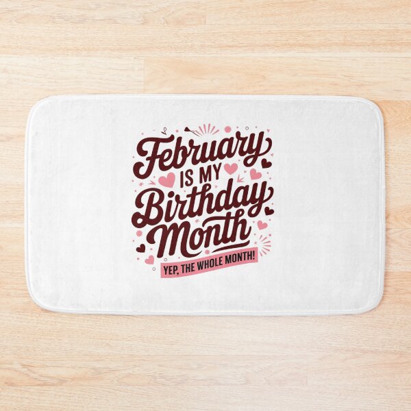 Item preview, February Is My Birthday Month - Yep The Whole Month  Black Small designed and sold by KonopikaaArt.