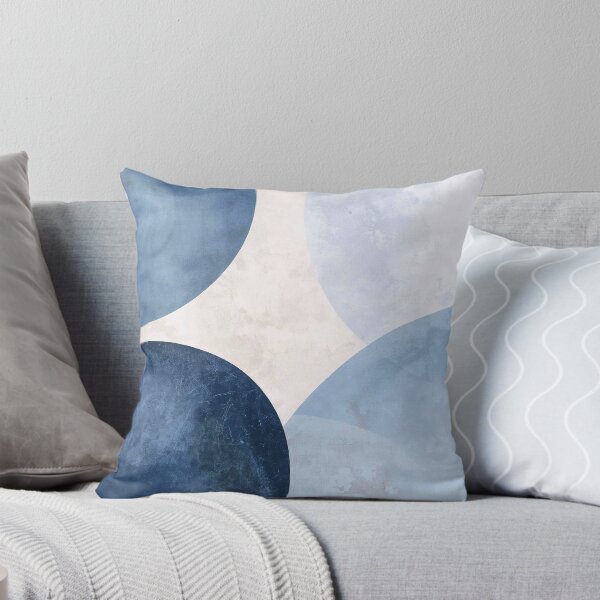 Item preview, Serene Blue Organic Pebbles Abstract designed and sold by Cozyartsss.