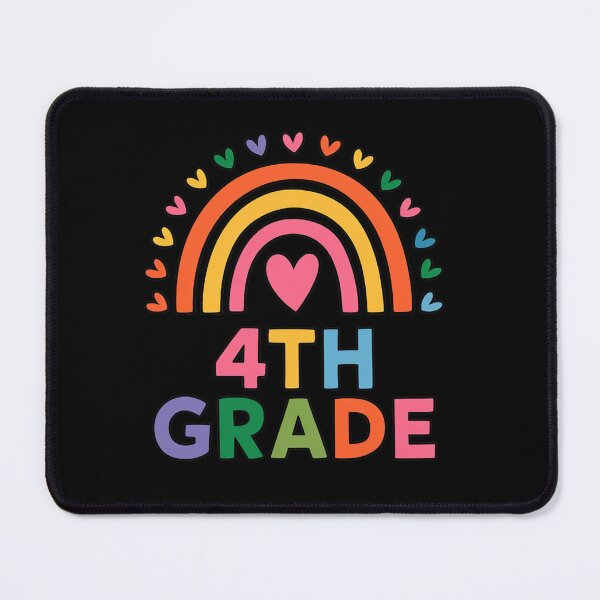 Item preview, Fourth Grade 4th Grade Rainbow Teachers Kids Back to School designed and sold by KonopikaaArt.